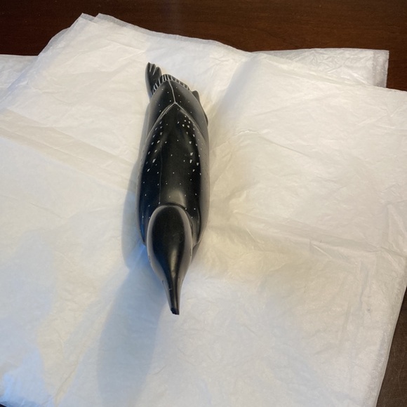 Loon Soapstone hand carved Inuit Art Sculpture - Picture 4 of 10